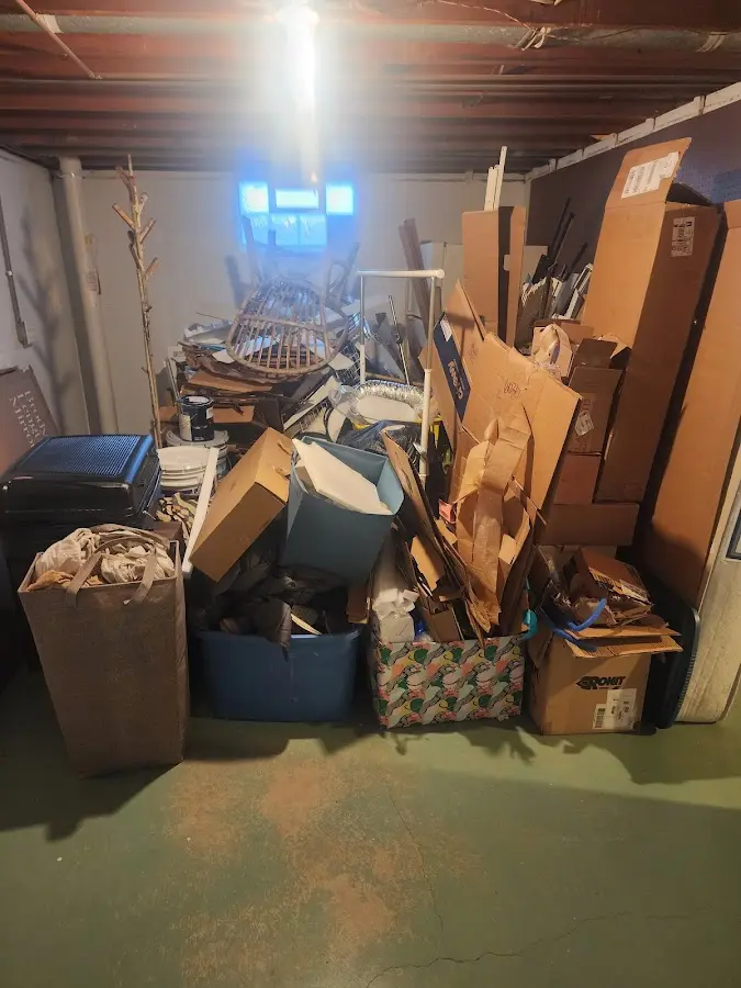 Roll-off dumpster container at job site for 15 Yard Dumpster Rental in Blackshear